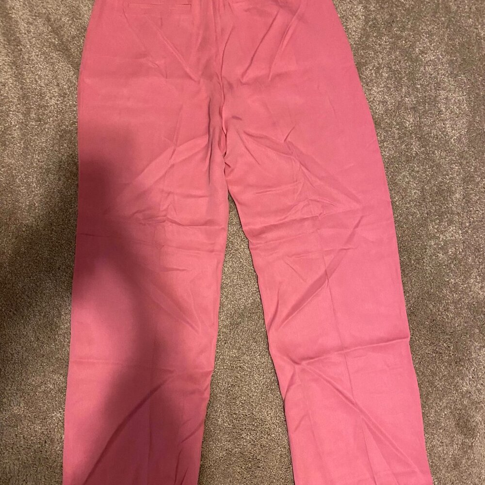 J. Crew Factory Pink Trousers (NWT) - Picture 4 of 8